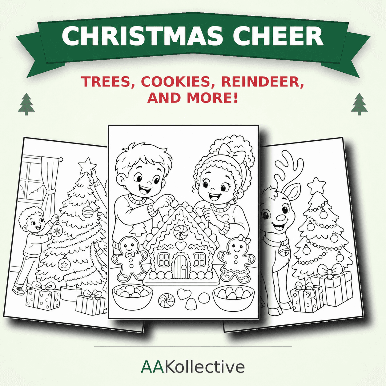 Christmas Cheer Coloring Book preview
