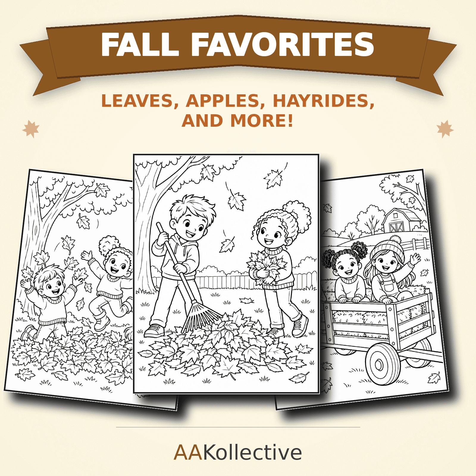 Fall Favorites Coloring Book preview