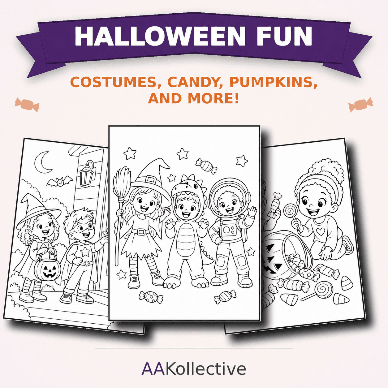Halloween Fun Coloring Book preview